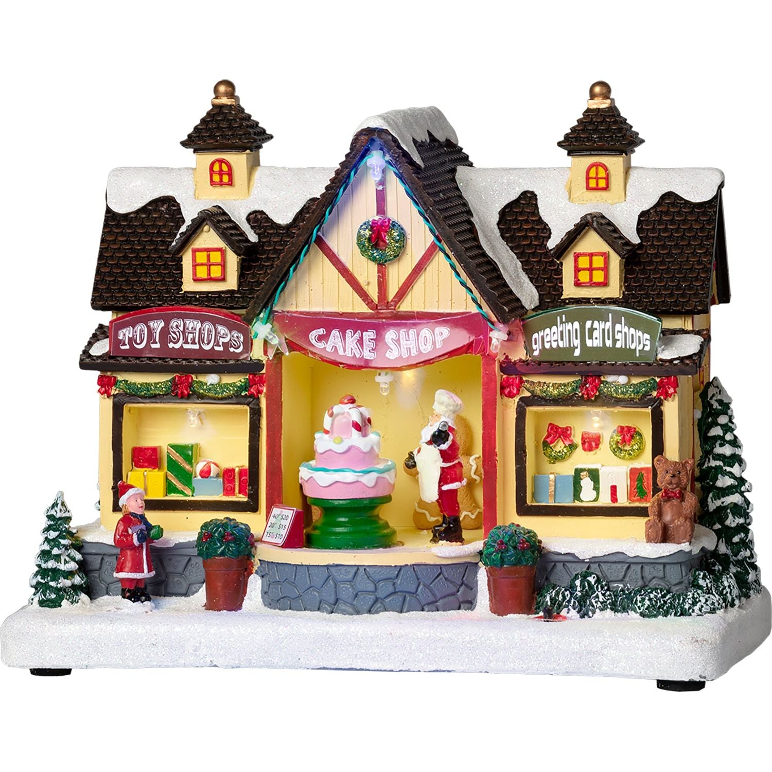 VESTIAMO CASA GRAN NATALE - Negozietti Natalizi - h19,7x24,7x12,7 cm